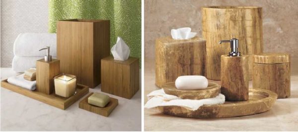 Wood collections look unusual