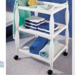 Shelves made of plastic for the bathroom are also quite good