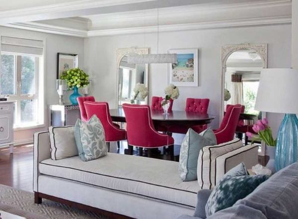 Combined living room and living room - all colors taken into account