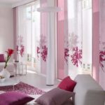 To test fuchsia color in the interior, add a few details of this color: curtains, bedspreads, cushions, decorative elements