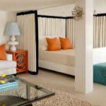 Draperies around the perimeter - to create comfort