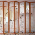 Traditional glass sliding screen