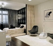 Double curtains - it is important to choose the right curtain rods