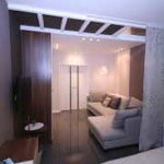 Curtains can be without folds - Japanese style