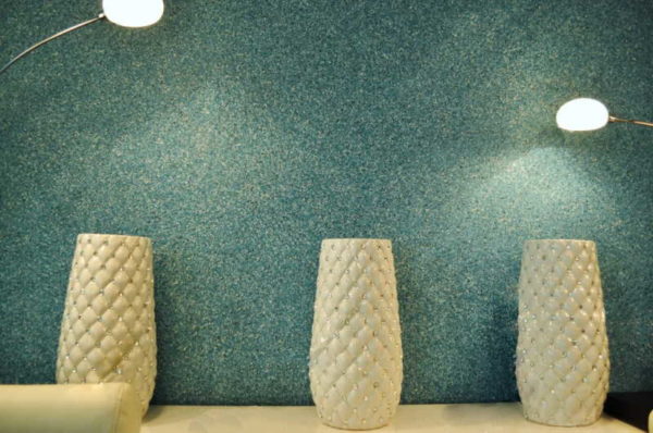 Silk wallpaper - soft shine, textured surface