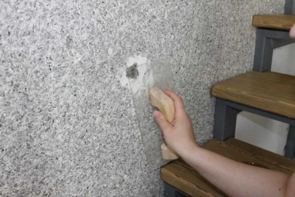 This defect is not difficult to repair.