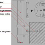 Bracket for fixing round ladder posts to the wall
