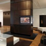 Very unusual fireplaces are produced by the German company Hark - glass, three-walled