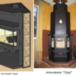 Corner models of 3-sided fireplaces: Amir and Louvre
