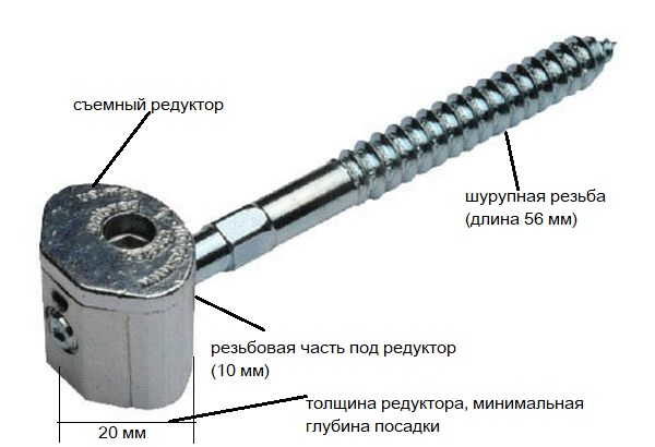 Zipbolt device for perpendicular joining of parts
