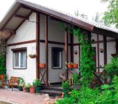 Small frame house for a summer residence