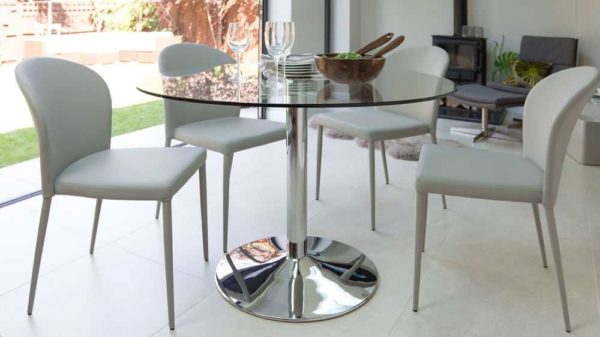 Round tables often come with one support