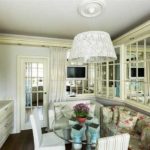 A fresh stream was added to the classic Provence - a glass dining table