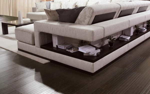 Sofa with shelf - different models available