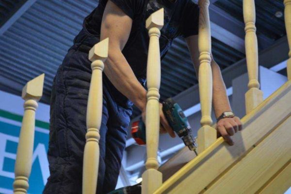 This is how it should work - the stair railings are ready to install the railings.