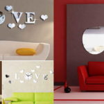 You can cut inscriptions, decor items or their images from mirrors