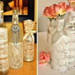 Ordinary bottles make wonderful vases