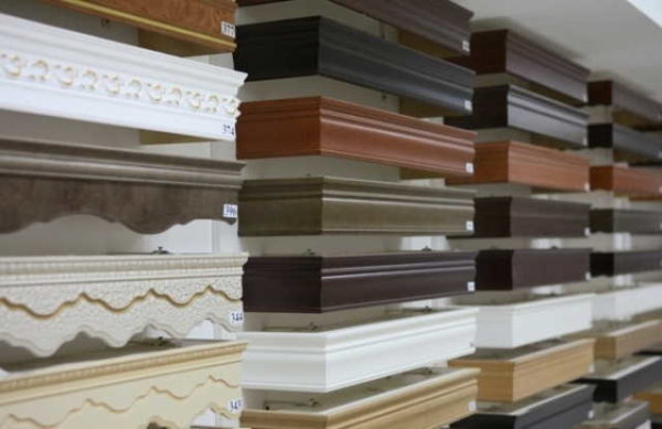 Baguette cornices - any type, covered with a decorative strip
