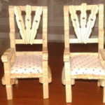 Dollhouse Chairs with Armrests