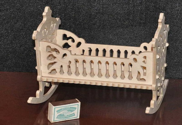 Toy bed for baby doll