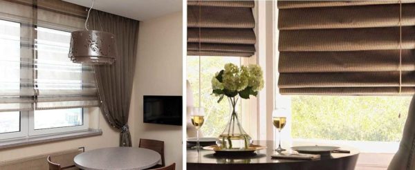 Thick and translucent fabrics can be used in different ways