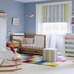 A blackout curtain is always needed in a baby room