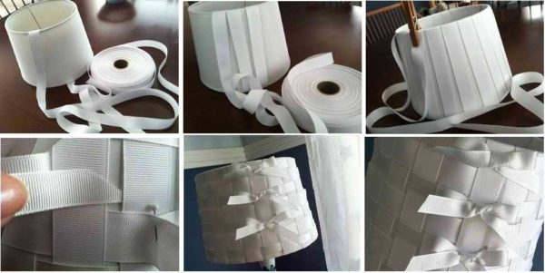 How to make a ribbon shade with your own hands