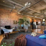 Wood and brick look great together