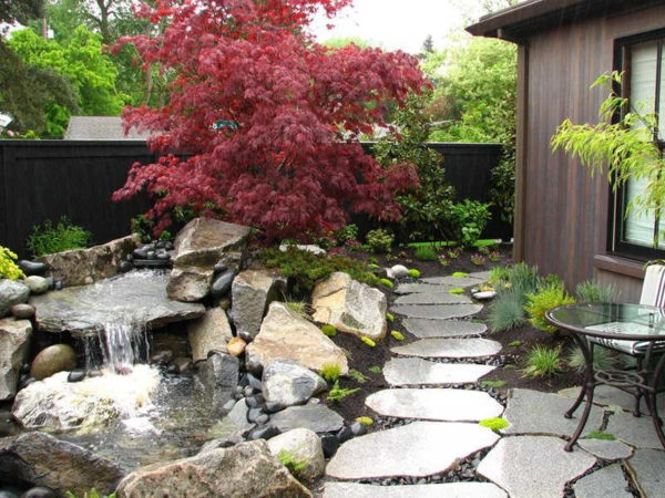 Desirable path - you will need to care for the plants
