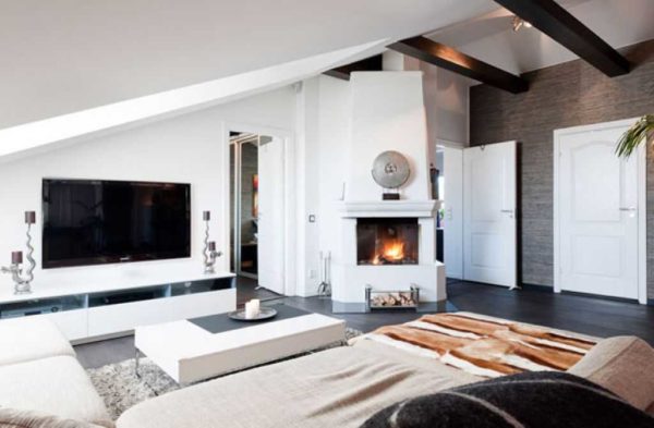 The fireplace is a great thing
