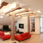 If you also highlight the beams, they become the center of the composition.
