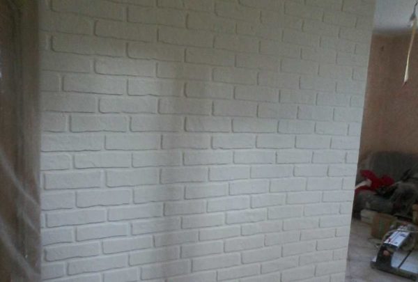 From afar you won't understand that this is just an imitation of a brick