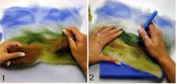 Start by creating a background