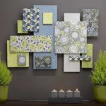 Stylish wall decoration - fabric panels