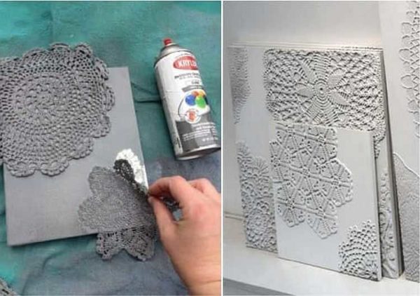 How to make many different pictures from one lace