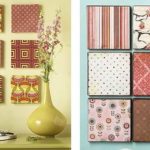 You can make such a panel from three fabrics