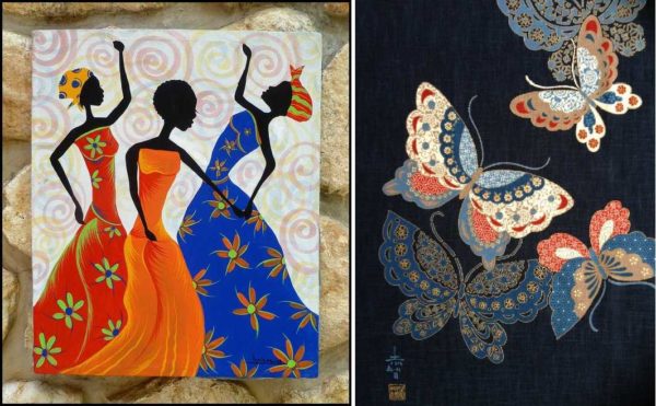 Ethnic motives fit perfectly with modern style