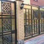Welded fence and polycarbonate