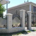 Rather, it is a polycarbonate fence with forging elements.