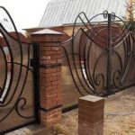 If you have taste and imagination, you can make interesting fences from a few details.