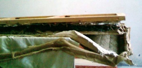 If the sofa is old, maybe such a picture