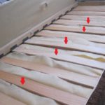 If the fabric is thin, it will tear, then the foam rubber will begin to crumble. But this is not the saddest thing - the lamellas bent in the opposite direction. In normal condition, they should be curved up