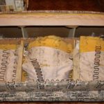 There are also such sofas - with spring snakes, which are attached to the frame and give elasticity to the foam mattress standing on top.