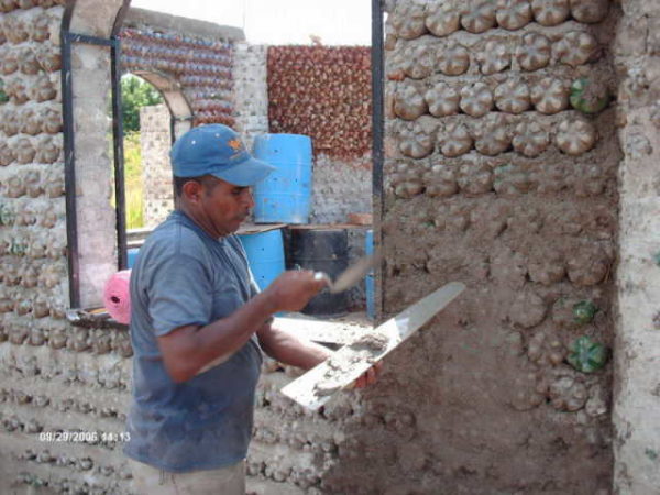 The technology came from warm countries, but you can build a country house or a shed
