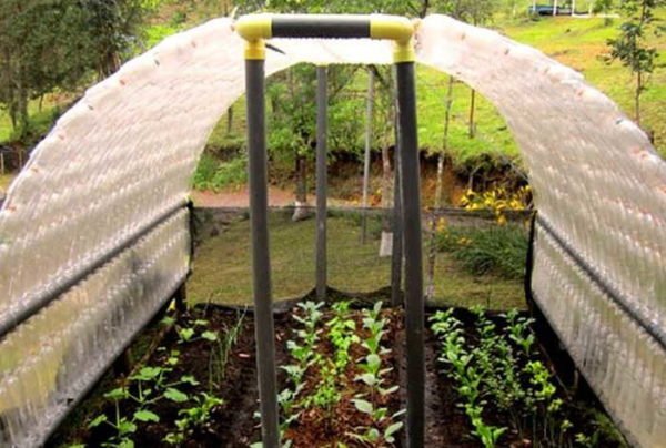 The greenhouse differs in that you cannot work in it while standing