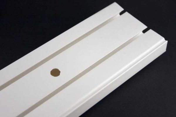 If the curtains are not heavy, one row of holes can be made on double-row curtains