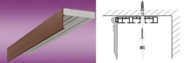 Tire plastic ceiling cornice