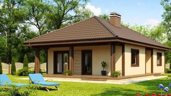 Even a simple box under a 4-pitched roof looks impressive