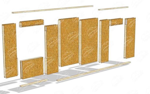 Ground floor wall assembly principle