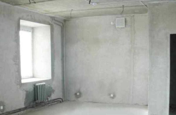Rough repairs in a new building - there is no exact definition of the list of works